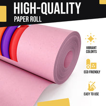 Load image into Gallery viewer, 17.75 In. x 110 Ft. Pink Kraft Paper Roll | 2 Pack