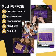 Load image into Gallery viewer, 17.75 In. x 110 Ft. Purple Kraft Paper Roll | 2 Pack