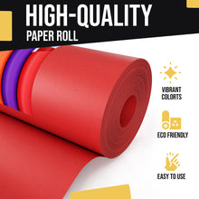 Load image into Gallery viewer, 17.75 In. x 110 Ft. Red Kraft Paper Roll | 2 Pack
