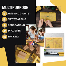 Load image into Gallery viewer, 17.75 In. x 110 Ft. Yellow Kraft Paper Roll | 2 Pack