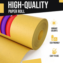 Load image into Gallery viewer, 17.75 In. x 110 Ft. Yellow Kraft Paper Roll | 2 Pack
