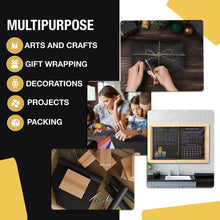 Load image into Gallery viewer, 17.75 In. x 110 Ft. Black Kraft Paper Roll | 2 Pack