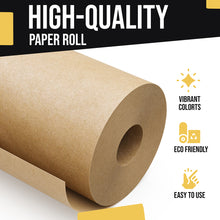 Load image into Gallery viewer, 17.75 In. x 110 Ft. Natural Kraft Paper Roll | 2 Pack