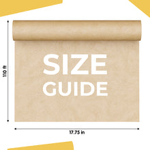 Load image into Gallery viewer, 17.75 In. x 110 Ft. Natural Kraft Paper Roll | 2 Pack