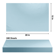 Load image into Gallery viewer, Baby Blue Tissue Paper - 15x20 - 240 Sheets - Giftique Wholesale