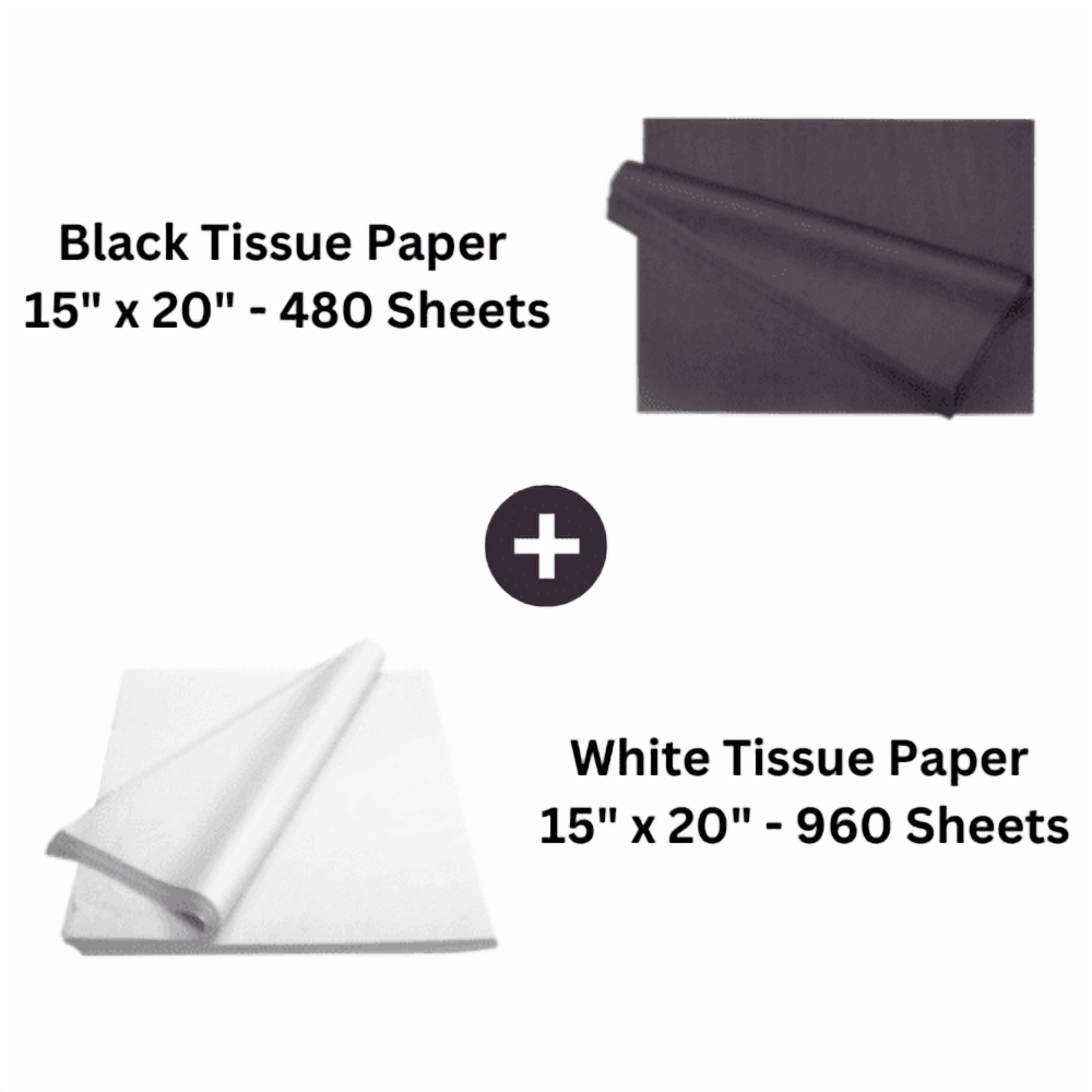 Black Tissue Paper - 15x20