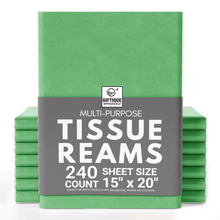 Load image into Gallery viewer, Emerald Green Tissue Paper - 15x20 - 240 Sheets - Giftique Wholesale
