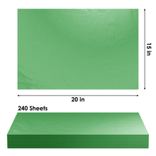 Load image into Gallery viewer, Emerald Green Tissue Paper - 15x20 - 240 Sheets - Giftique Wholesale
