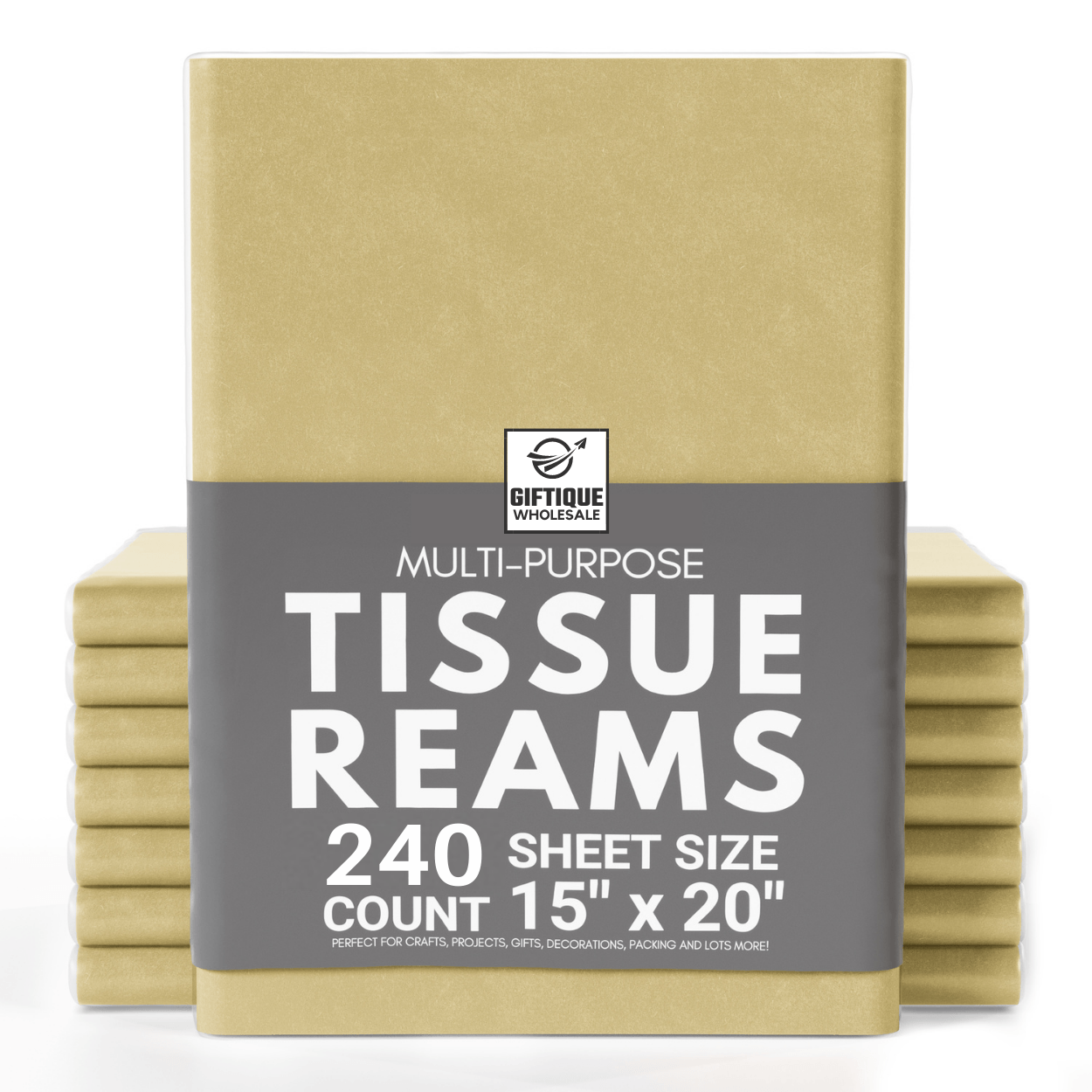 480 Sheets - 15 x 20 Packing Paper Sheets For Gift Wrapping And Packing,  Bulk Tissue Paper Ream - Dark Blue