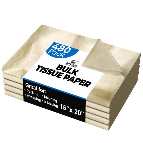 Gold Tissue Paper - 15x20 - Giftique Wholesale