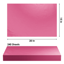 Load image into Gallery viewer, Hot Pink Tissue Paper - 15x20 - 240 Sheets - Giftique Wholesale
