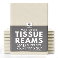 Load image into Gallery viewer, Ivory Tissue Paper - 15x20 - 240 Sheets - Giftique Wholesale