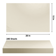Load image into Gallery viewer, Ivory Tissue Paper - 15x20 - 240 Sheets - Giftique Wholesale