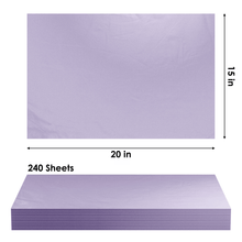 Load image into Gallery viewer, Lavender Tissue Paper - 15x20 - 240 Sheets - Giftique Wholesale