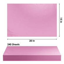 Load image into Gallery viewer, Pink Tissue Paper - 15x20 - 240 Sheets - Giftique Wholesale