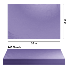 Load image into Gallery viewer, Purple Tissue Paper - 15x20 - 240 Sheets - Giftique Wholesale
