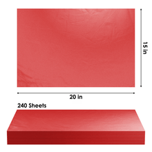 Load image into Gallery viewer, Red Tissue Paper - 15x20 - 240 Sheets - Giftique Wholesale