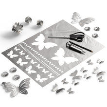 Load image into Gallery viewer, Silver Foil Gift Wrapping Sheets