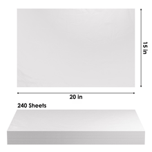 Load image into Gallery viewer, White Tissue Paper - 15x20 - 240 Sheets - Giftique Wholesale