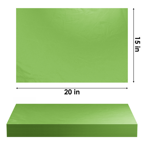 Lime Green Tissue Paper - 15