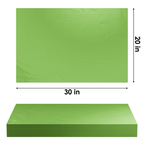 Lime Green Tissue Paper - 20