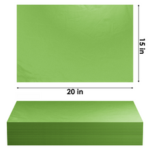 Load image into Gallery viewer, Case of Lime Green Tissue Paper - 15&quot; x 20&quot; - 2400 Sheets - Giftique Wholesale
