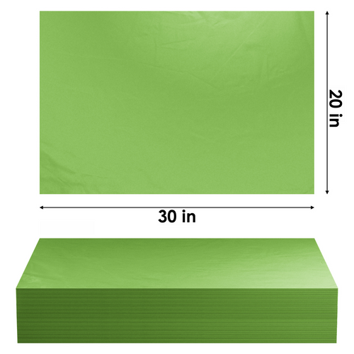 Case of Lime Green Tissue Paper - 20