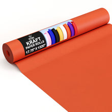Load image into Gallery viewer, 2 Pack of - Orange Kraft Paper Roll 17.75 in. x 110 ft.
