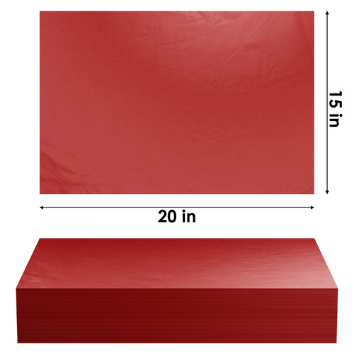 Case of Red Tissue Paper - 15
