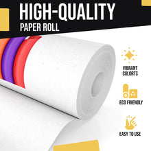 Load image into Gallery viewer, 17.75 In. x 110 Ft. White Kraft Paper Roll | 2 Pack
