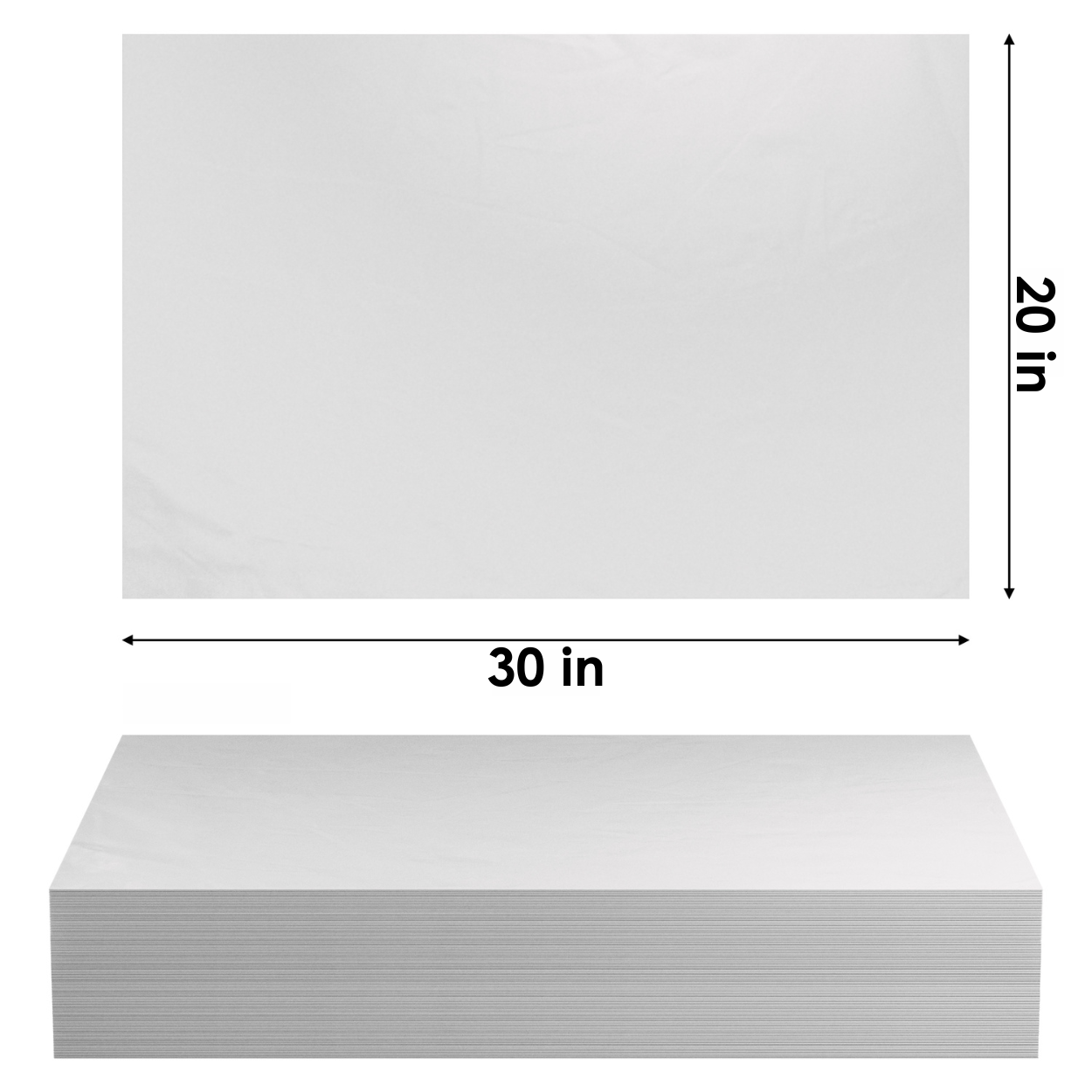 Vanilla Tissue Paper (20 x 30 per sheet)-T30-VN