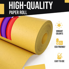 Load image into Gallery viewer, 2 Pack of - Yellow Kraft Paper Roll 17.75 in. x 110 ft.
