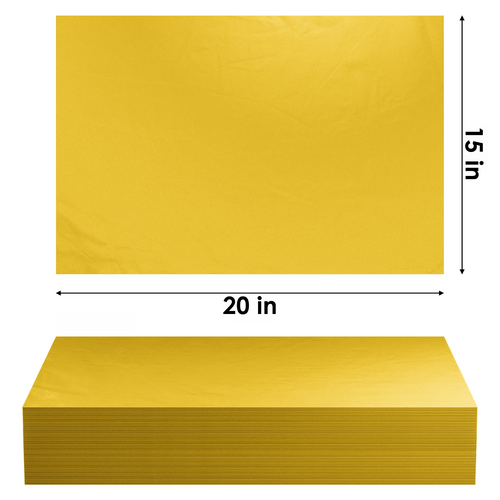 Case of Yellow Tissue Paper - 15