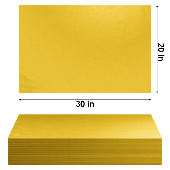Case of Yellow Tissue Paper - 20