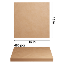 Load image into Gallery viewer, 15x15 Paper - 480 Sheets of 15x15 Kraft Paper- Giftique Wholesale
