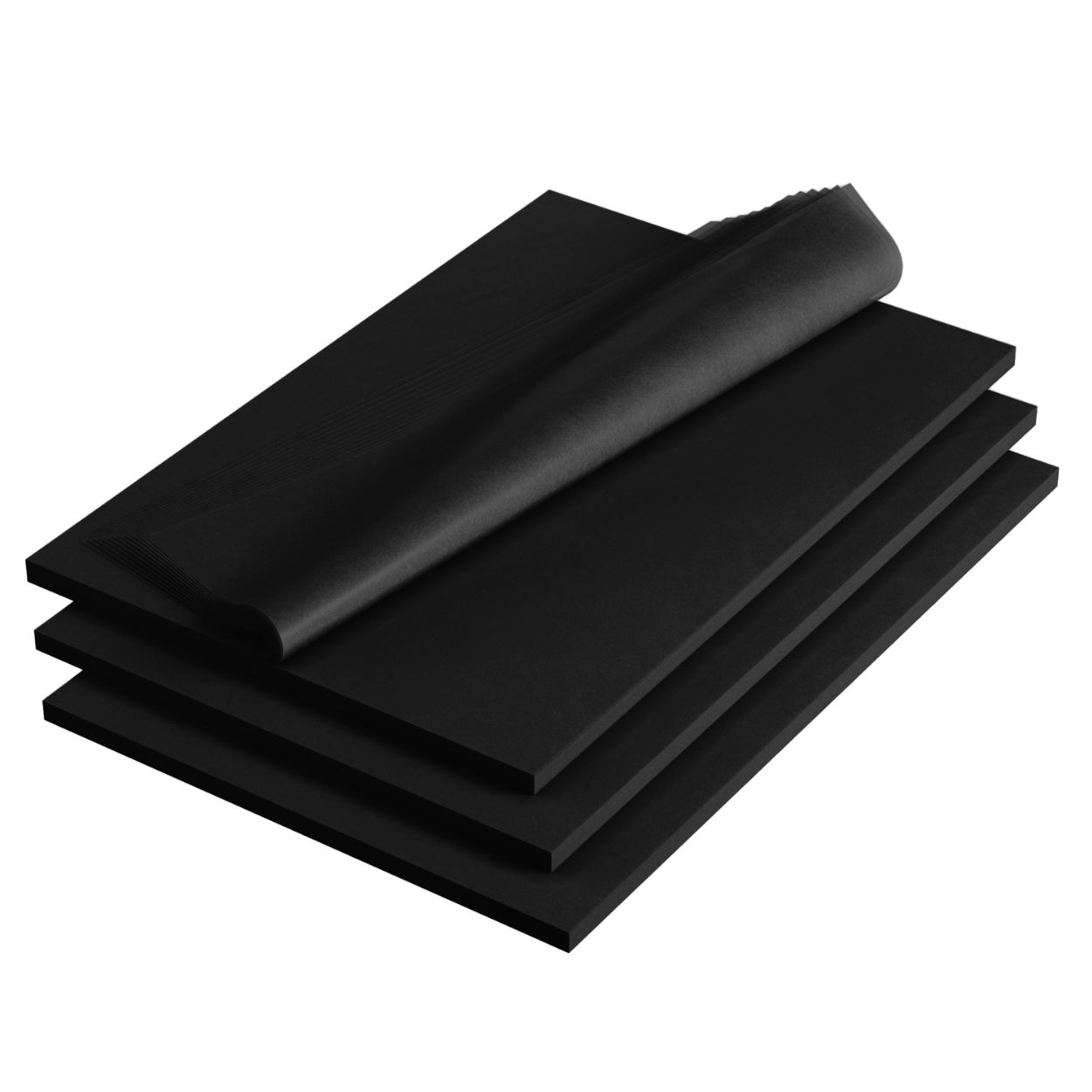 Black Sparkle Bulk Premium Tissue Paper - 200 Sheets, 20”x30” High