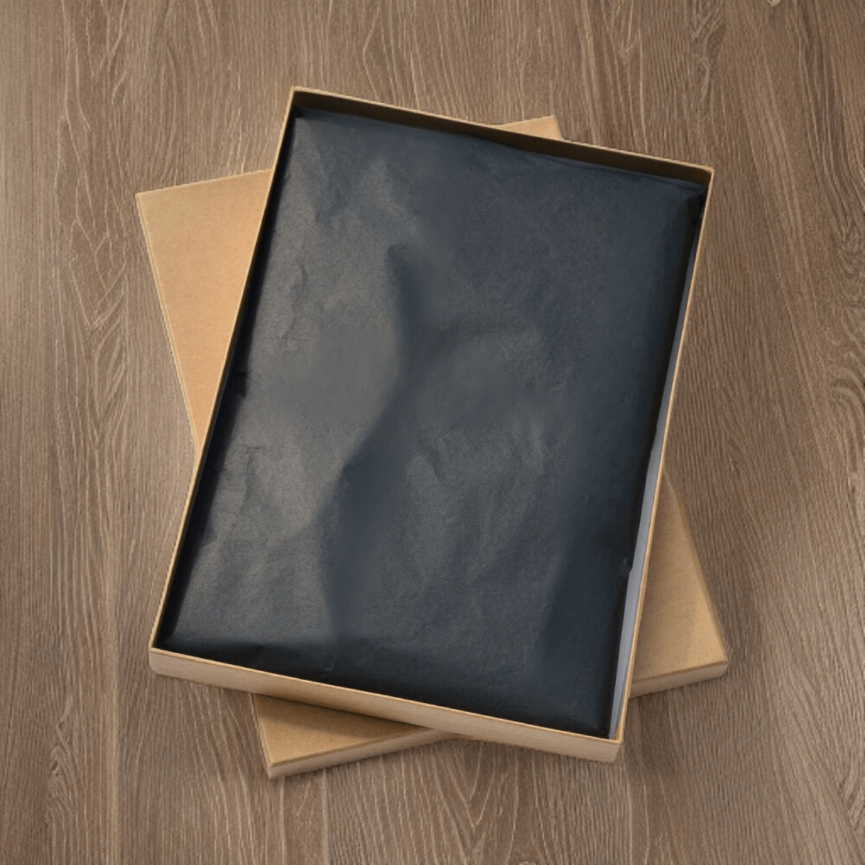 Lavex 20 x 30 10# Black Tissue Paper Sheets - 480/Pack