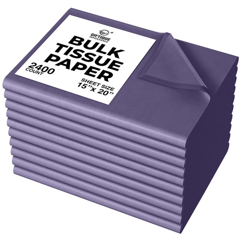 Case of Purple Tissue Paper - 15x20 - Giftique Wholesale