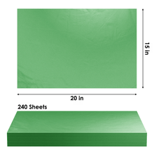Load image into Gallery viewer, Emerald Green Tissue Paper - 15x20 - 240 Sheets - Giftique Wholesale
