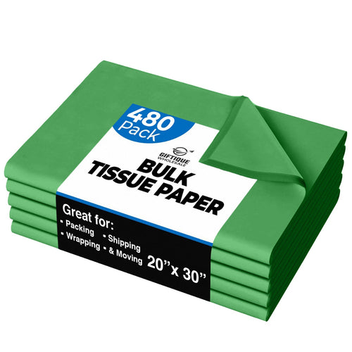  Dark Green Tissue Paper 20 x 30 Inch 48 Pack Premium