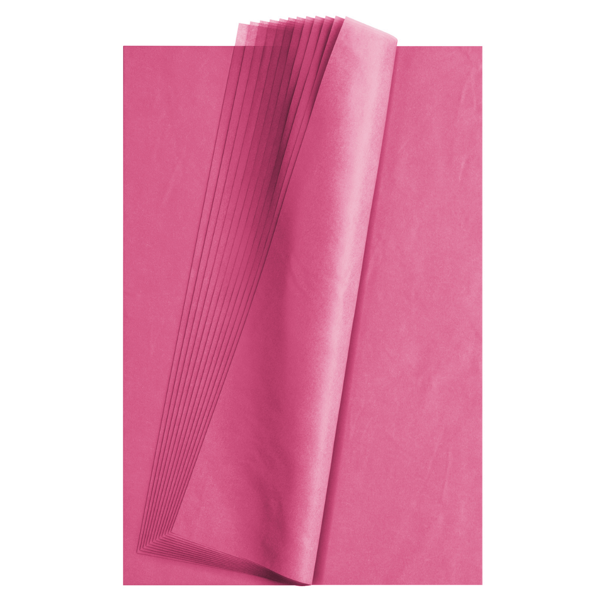 Pink Tissue Paper Ruffeled Premium Hot Pink Tissue Paper | 240 Sheets | 15x20 inches