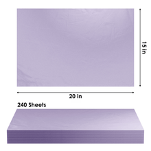 Load image into Gallery viewer, Lavender Tissue Paper - 15x20 - 240 Sheets - Giftique Wholesale
