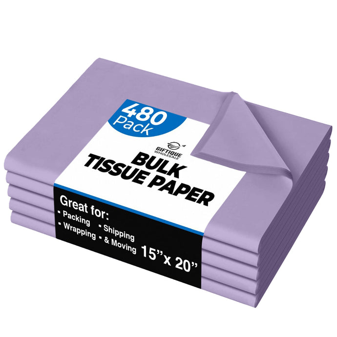 Lavender Tissue Paper - 15x20 - Giftique Wholesale