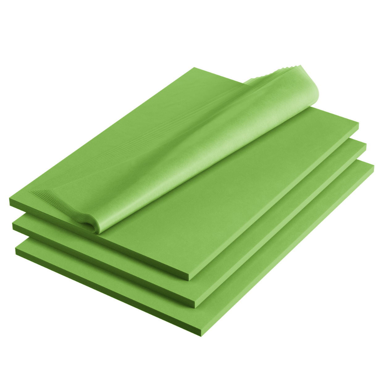 Bulk Tissue Paper / 48 Sheets Apple Green Tissue Paper 20x30/ Light Green  Tissue/ Lime Green