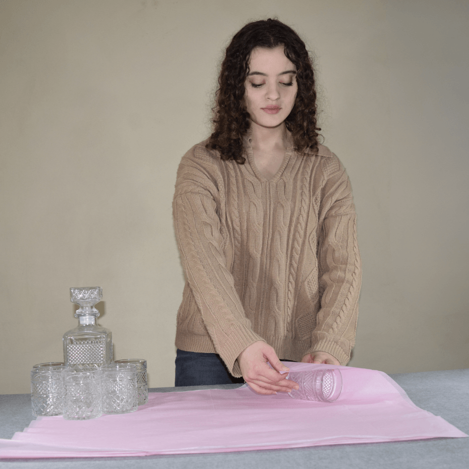 Azalea Pink Solid Tissue 20X30 – Crepe Paper Store