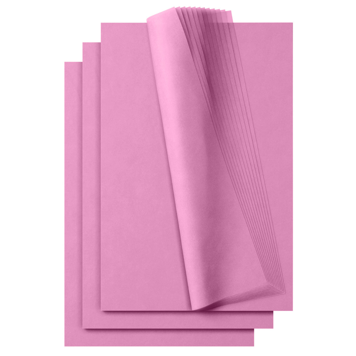 Tissue Paper Sheets - 20 x 30, Light Pink - ULINE - Bundle of 480 Sheets - S-7097LTPNK