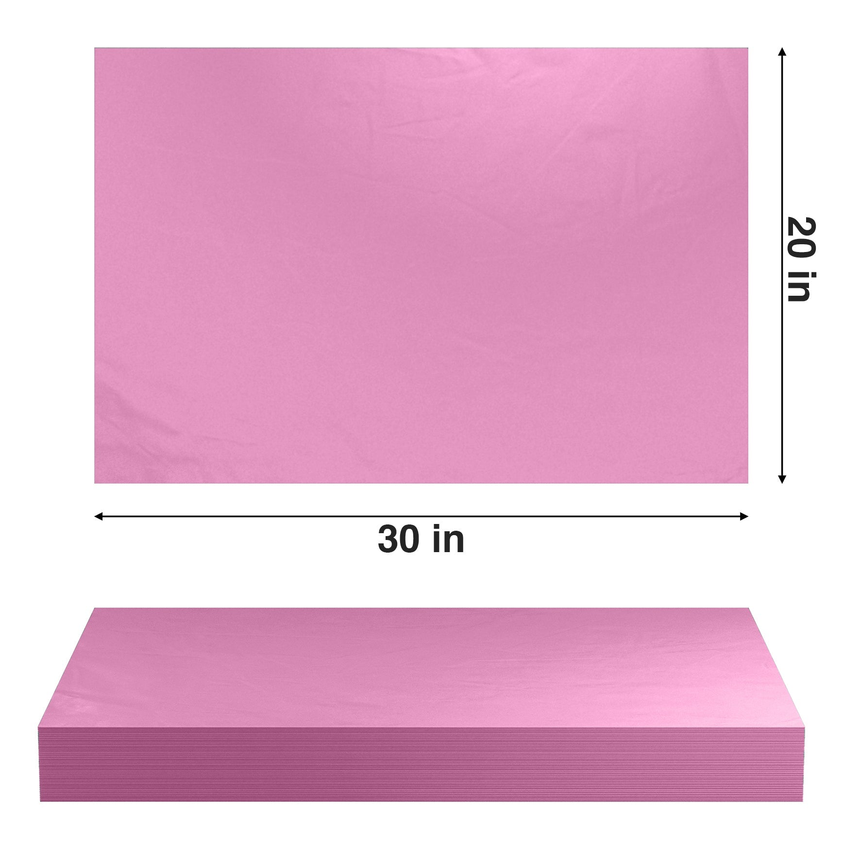 Wholesale Pink Tissue Paper Bulk Custom Logo Printed Tissue Papers