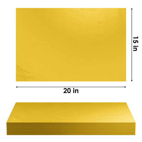 Yellow Tissue Paper - 15x20 - Giftique Wholesale